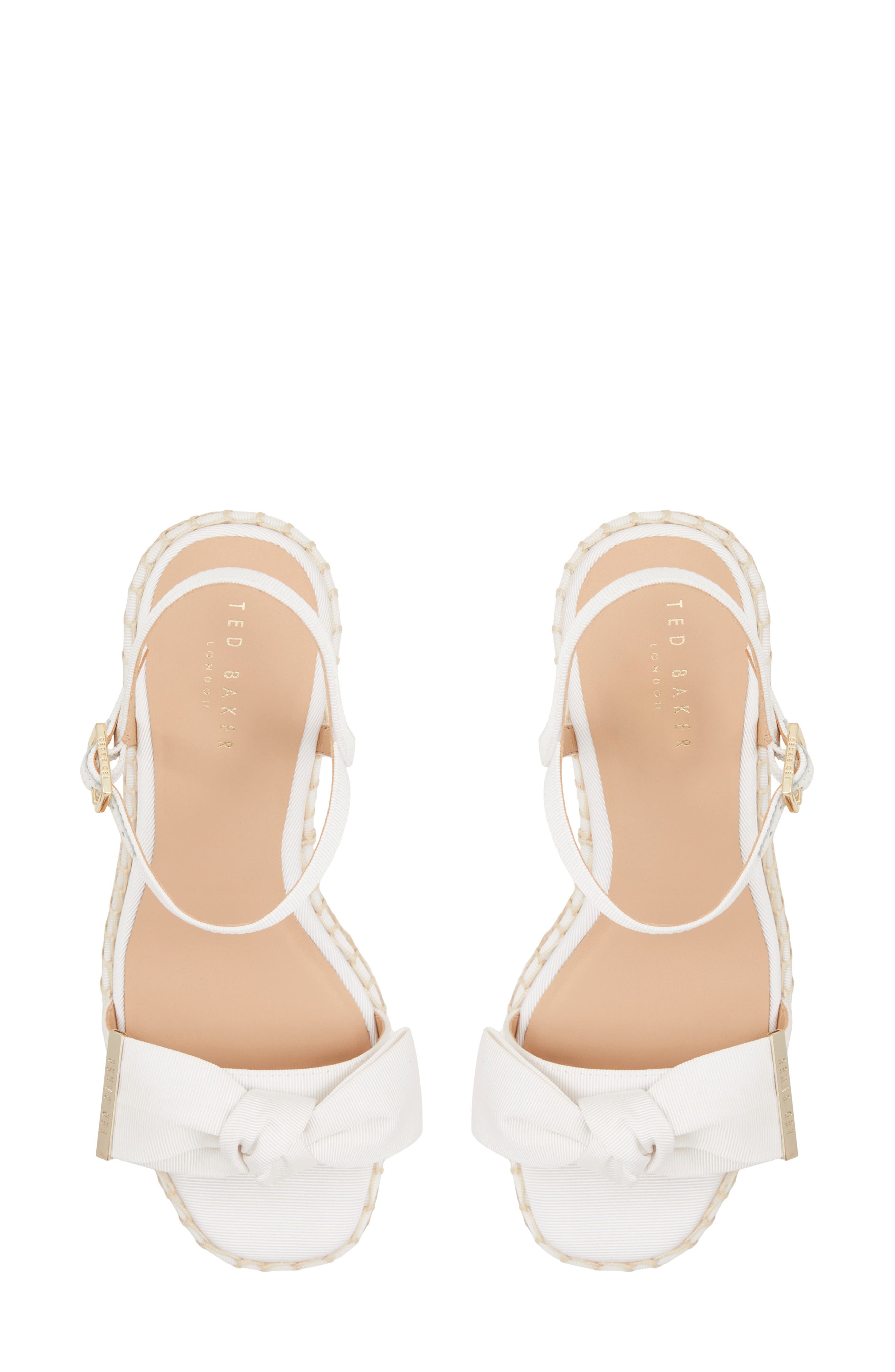 Ted Baker London Gia Espadrille Sandal, Alternate, color, White