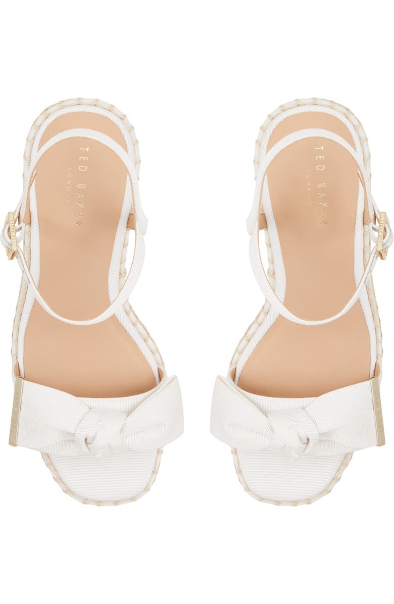 Ted Baker London Gia Espadrille Sandal, Alternate, color, White