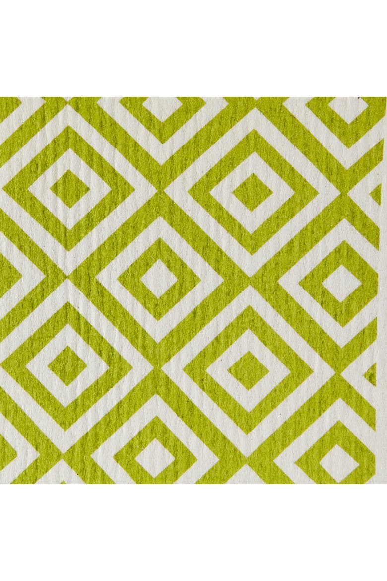 Swedish Dishcloth Set/3, Reusable & Absorbent, Alternate, color, Avocado & White
