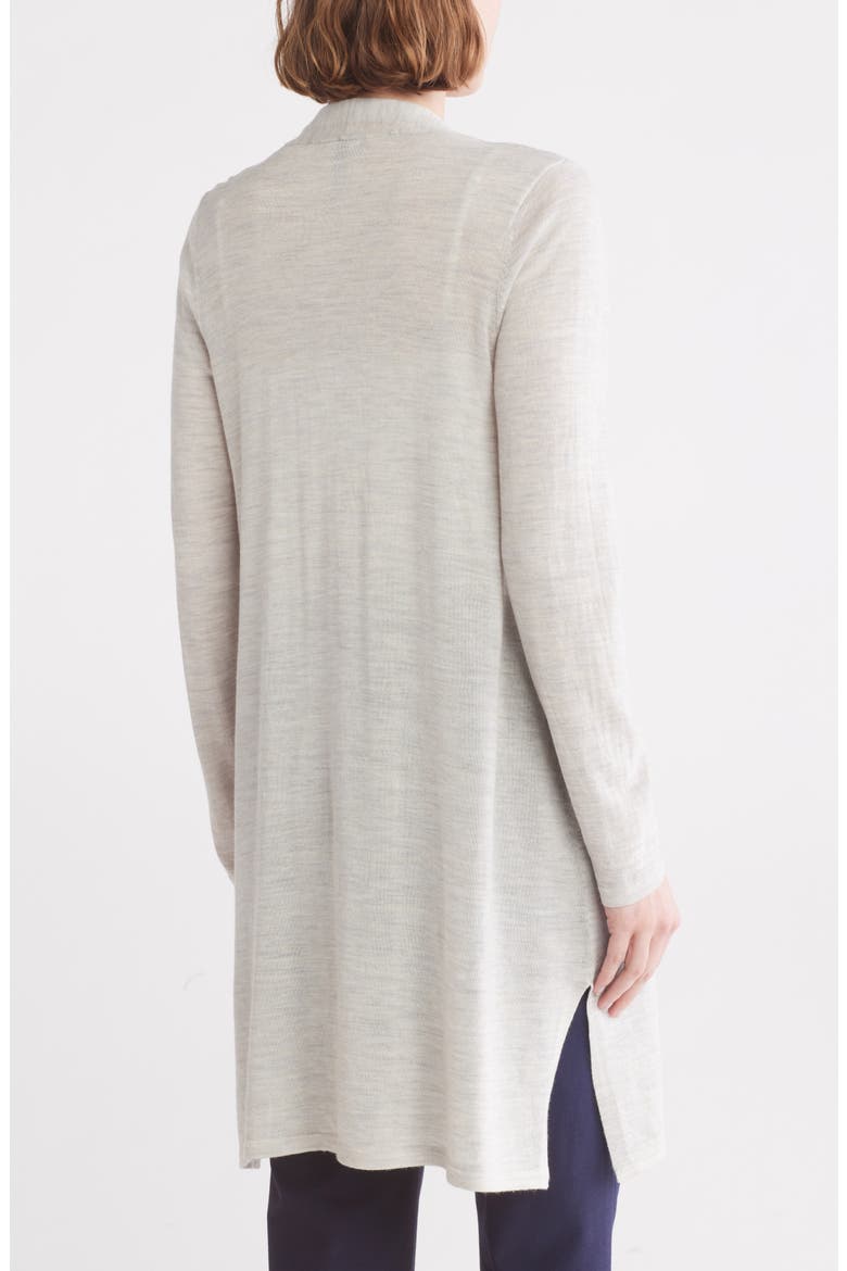 Open Front Merino Wool Cardigan, Alternate, color, SEA SALT