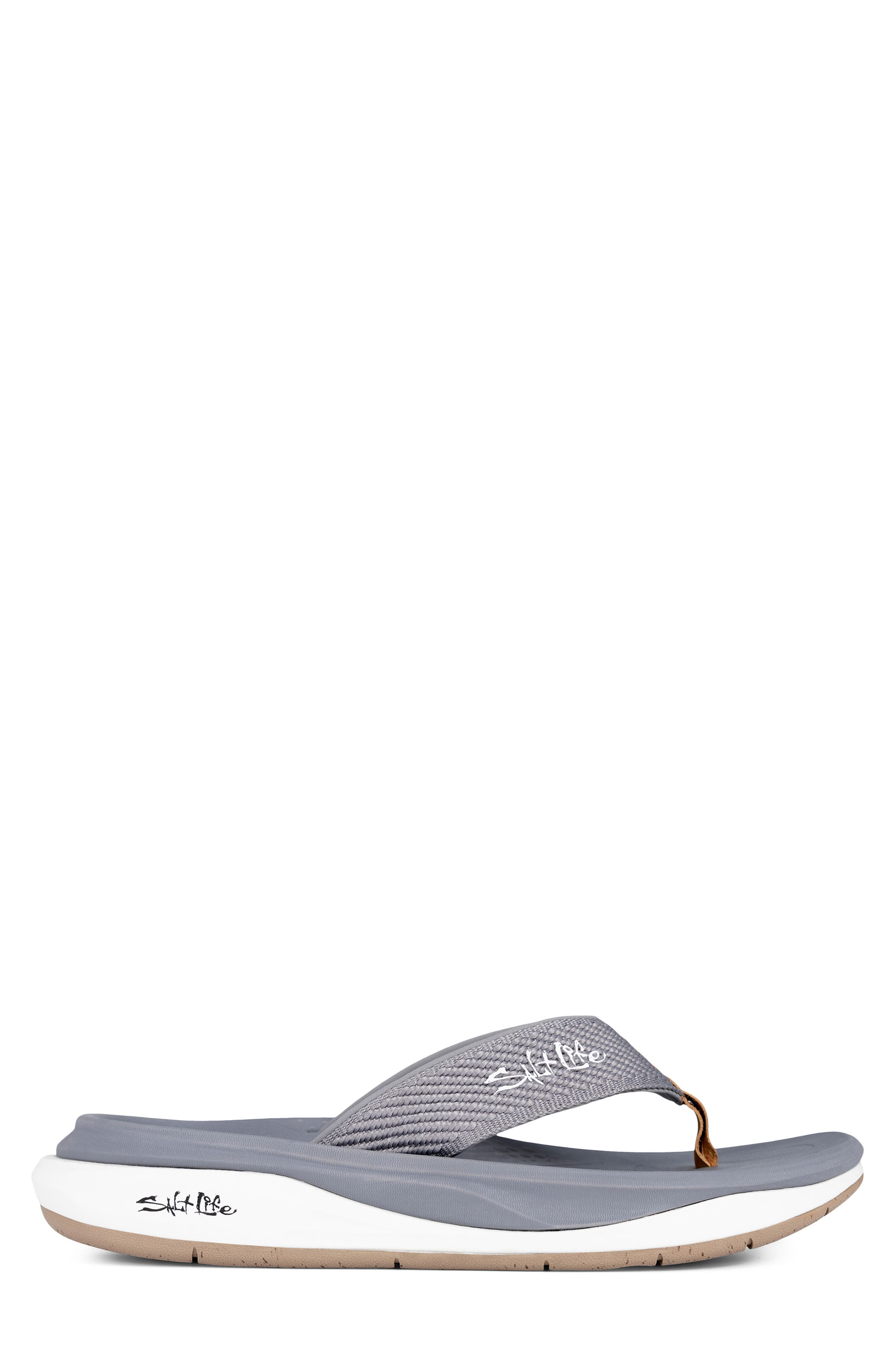 The Saltwater Flip Flop, Alternate, color, GREY