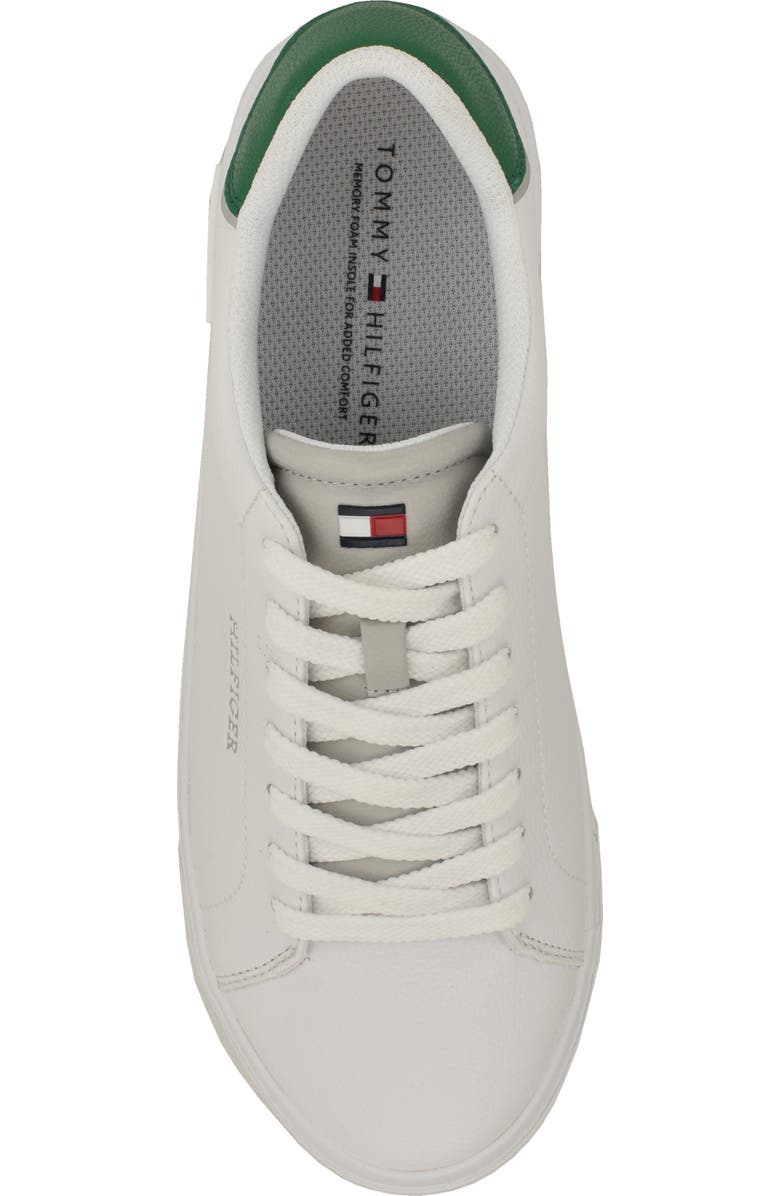 Tommy Hilfiger Rawly Low Top Sneaker, Alternate, color, White/ Green
