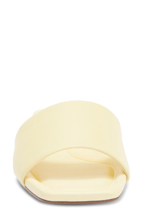 Nordstrom Babette Slide Sandal In Yellow Pastel