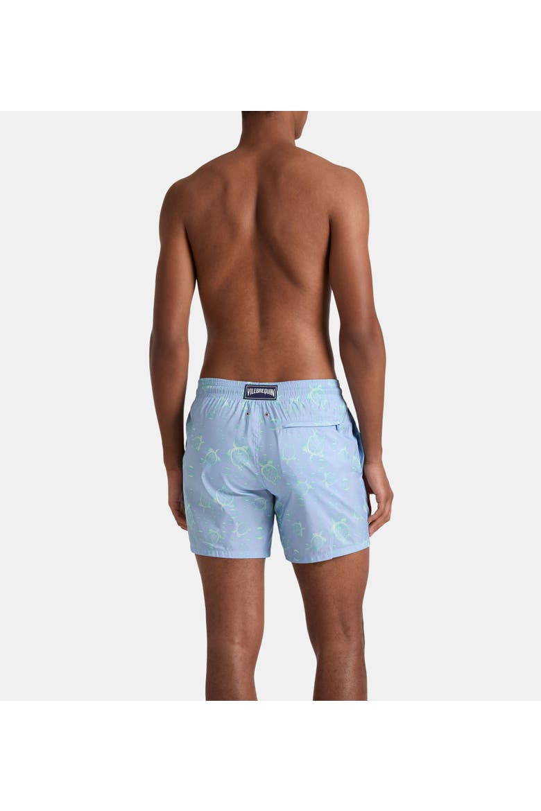 Ultra-light and packable Swim Trunks, Alternate, color, Cyan