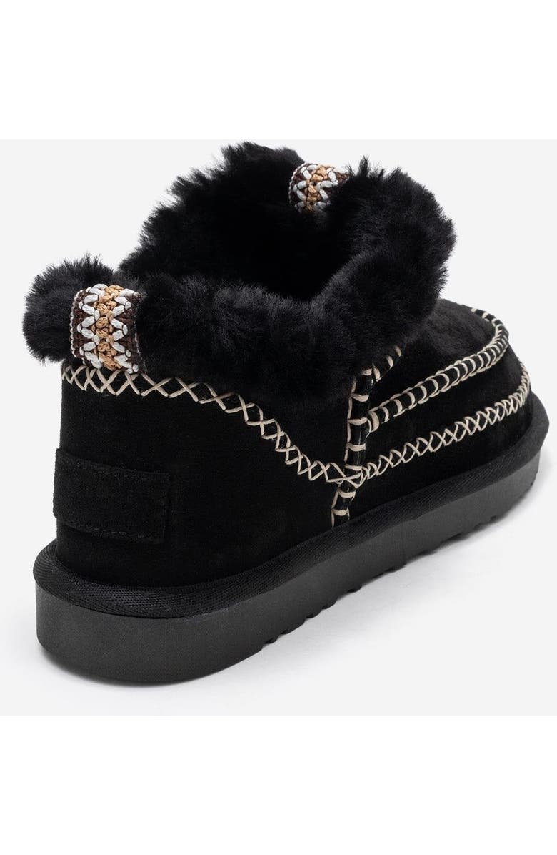 Forever & Always Shoes Darel Leather Ankle Boot, Alternate, color, Black Suede Leather