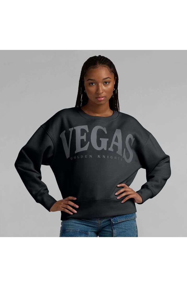 FANATICS Women's Fanatics Black Vegas Golden Knights Elements Flow Pullover Sweatshirt, Alternate, color, Black