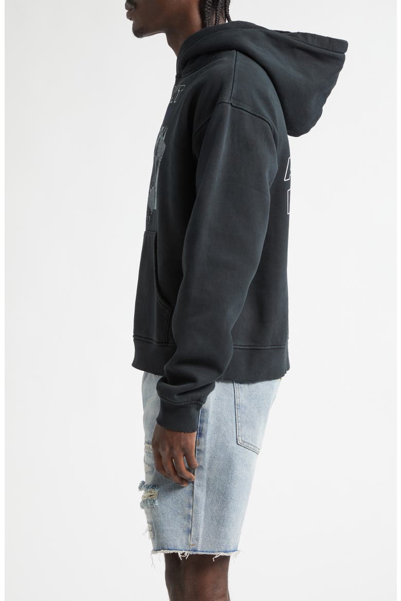 American Exxtasy Graphic Hoodie, Alternate, color, BLACK