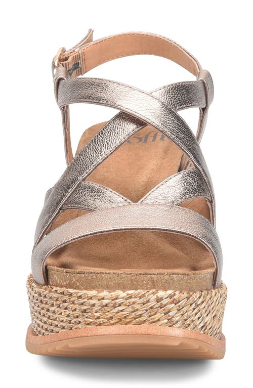 SÖFFT SÖFFT DEVYN SLINGBACK ESPADRILLE PLATFORM WEDGE SANDAL