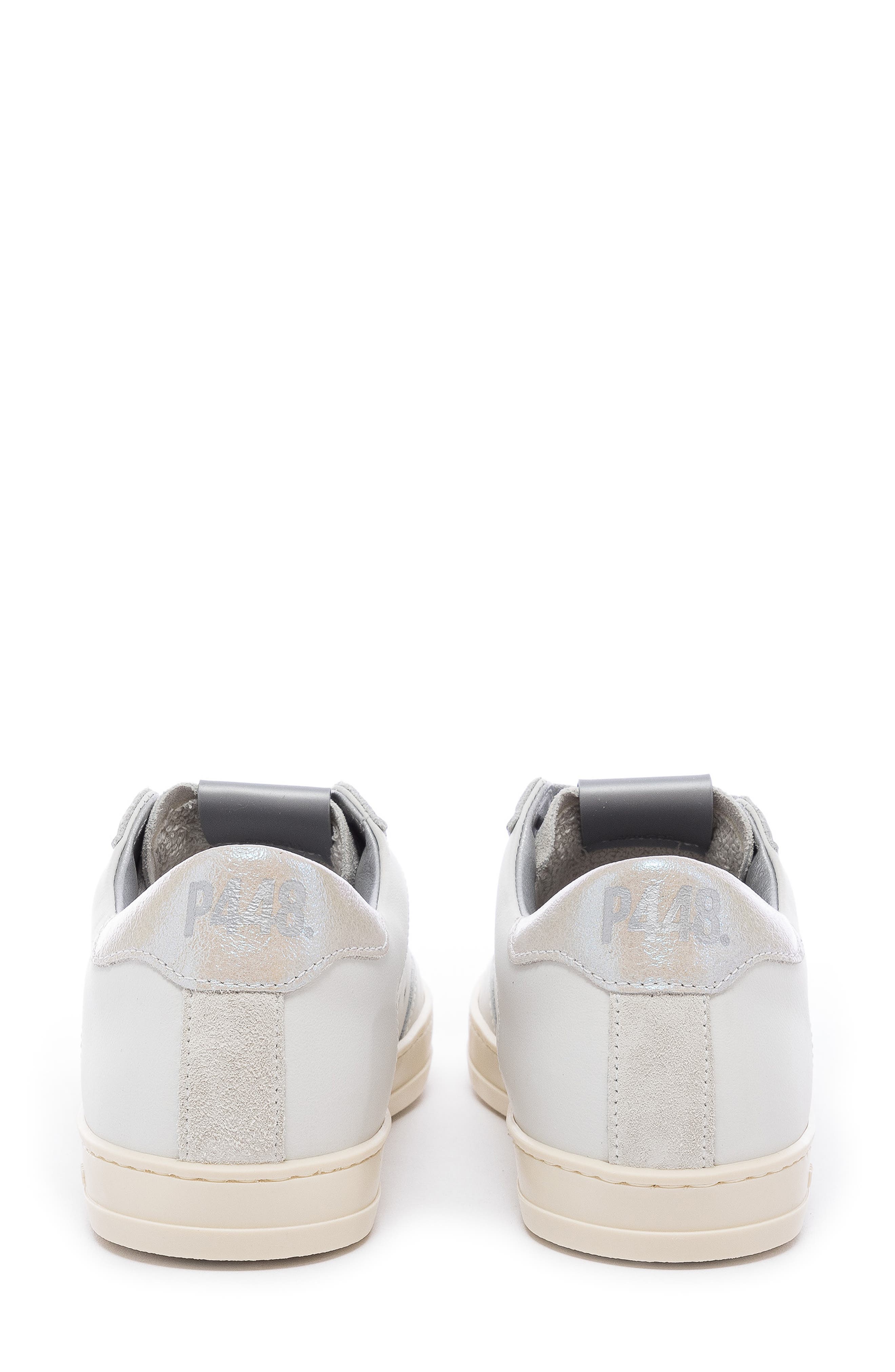 P448 John Leather Sneaker, Alternate, color, White