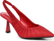 Nicole Miller Rougtie Pointed Toe Slingback Pump