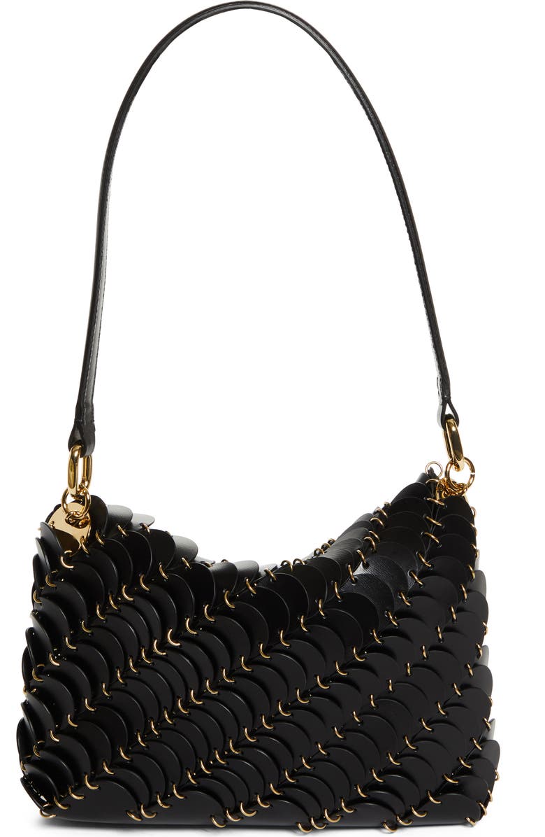 Rabanne Paco Calfskin Shoulder Bag, Alternate, color,