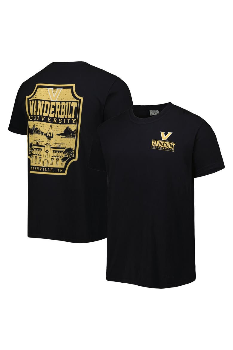 Men's Black Vanderbilt Commodores Logo Campus Icon T-Shirt, Main, color, Black