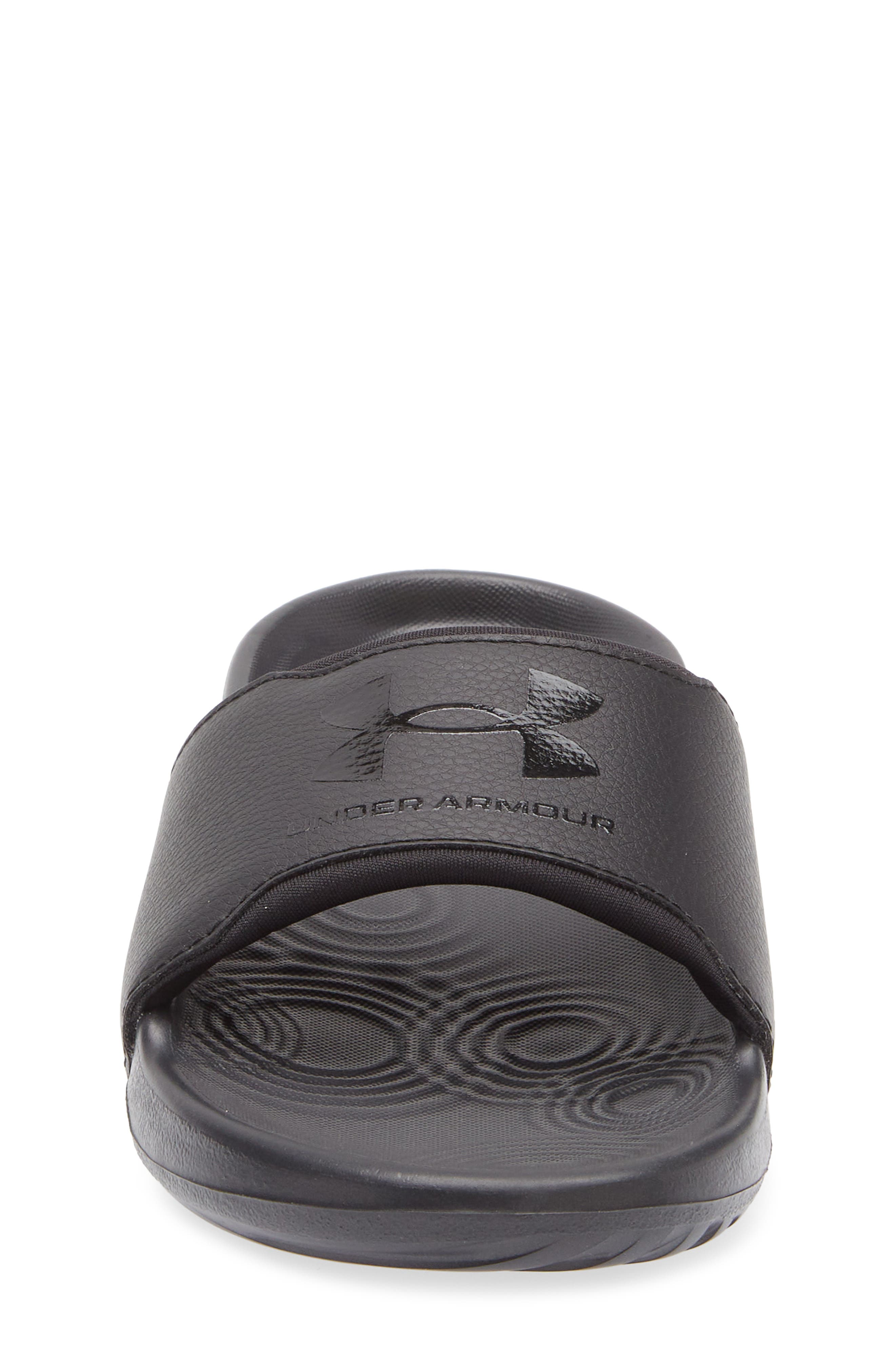 Under Armour Kids' UA Ignite Select Slide Sandal, Alternate, color, Black