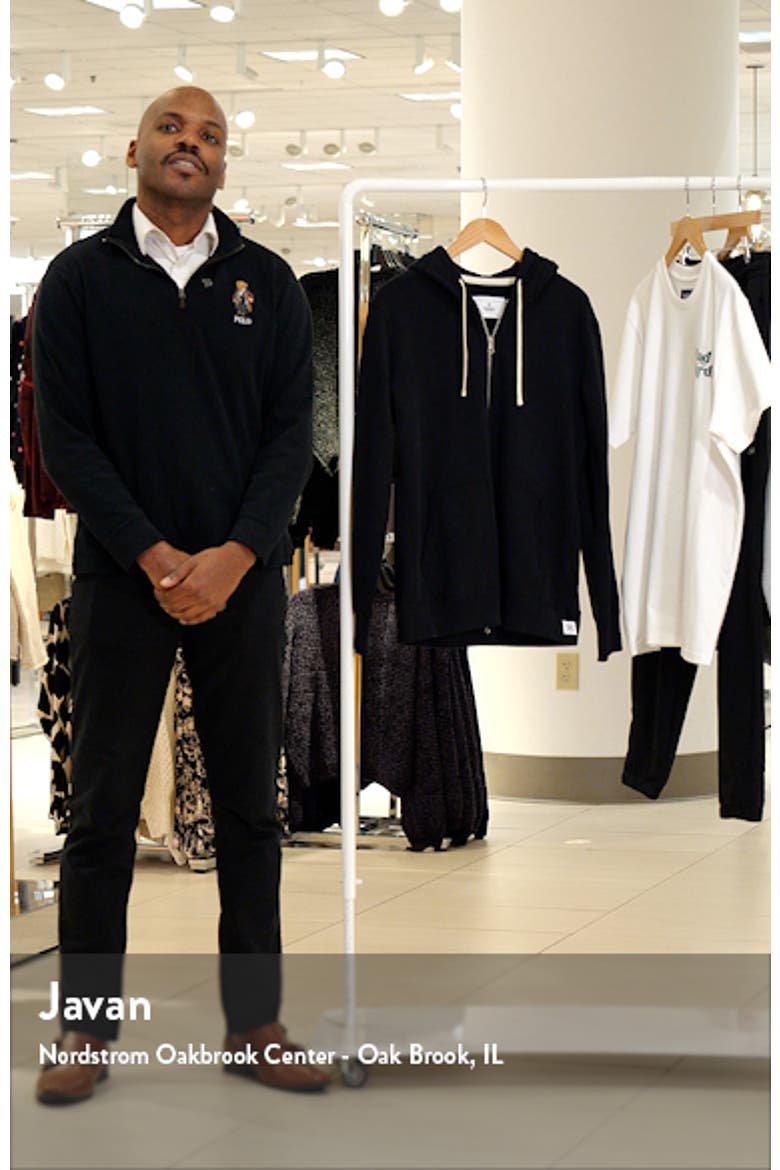 Midweight Terry Slim Zip Hoodie video