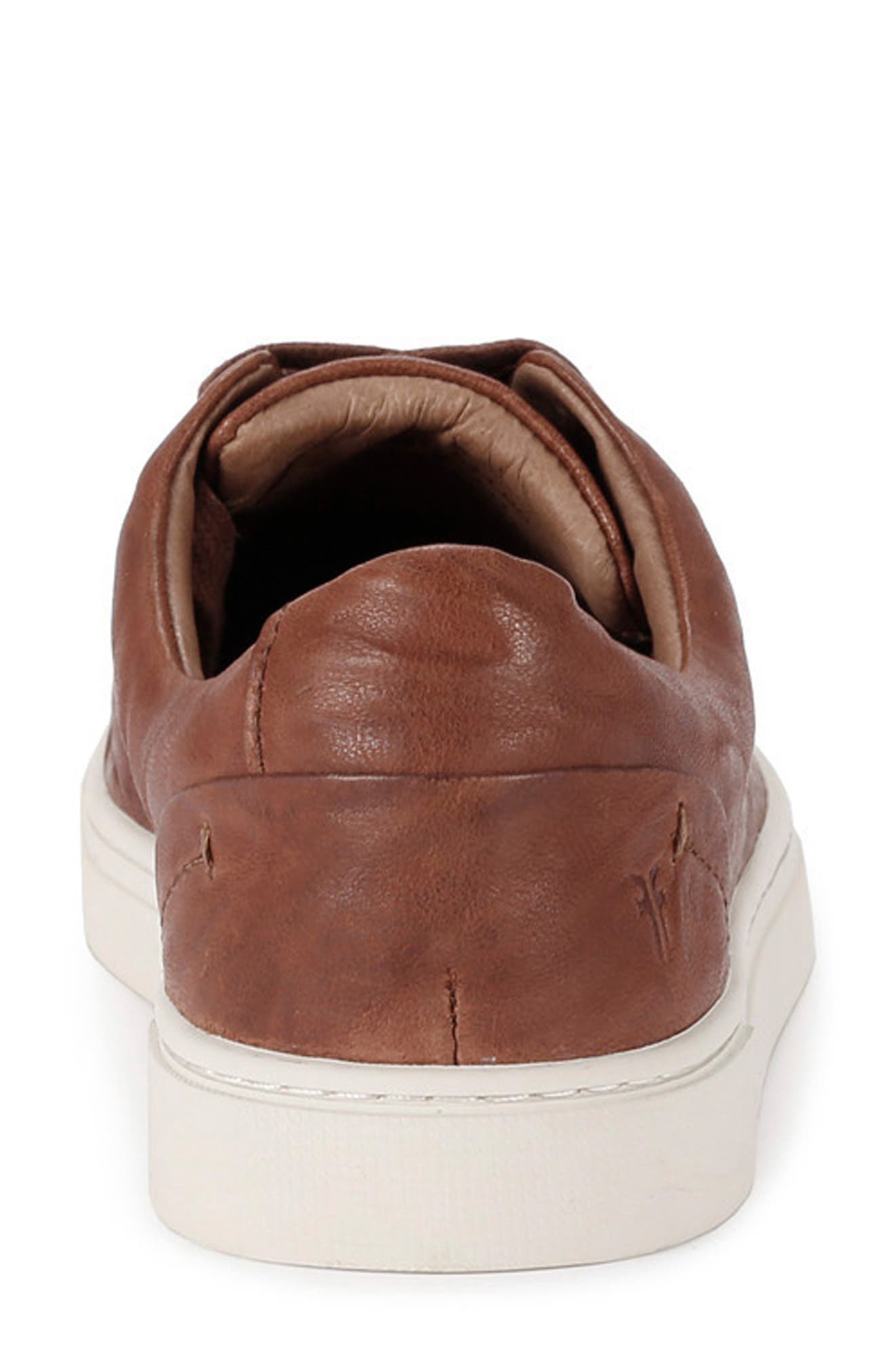 Frye Ivy Low Top Sneaker, Alternate, color, Cognac - Oyster