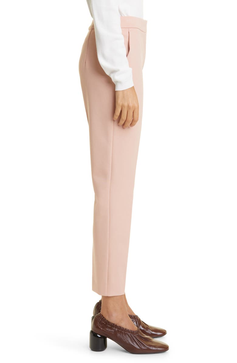Max Mara Pegno Slim Fit Jersey Ankle Pants, Alternate, color, 