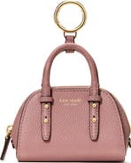 Kate Spade New York charmed pebble leather key fob