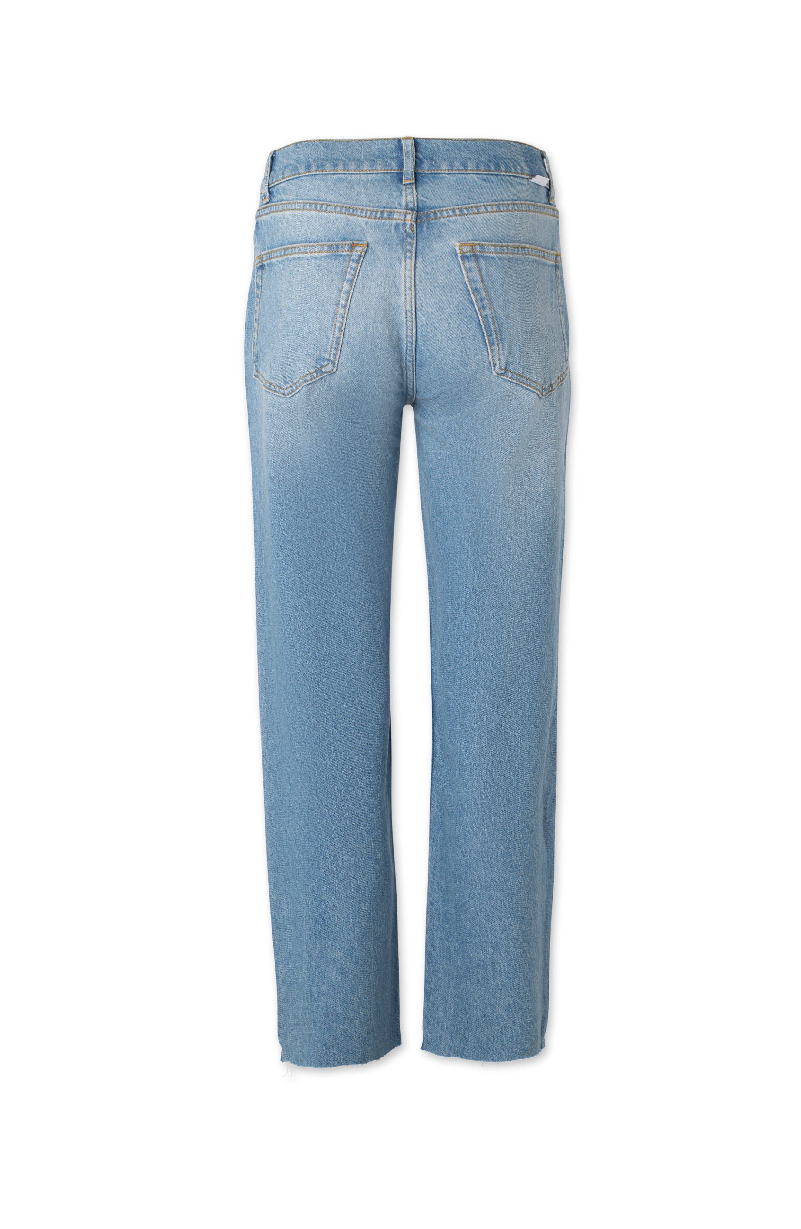 The Tommy Stretch Straight Leg Cropped Raw Hem - image 2