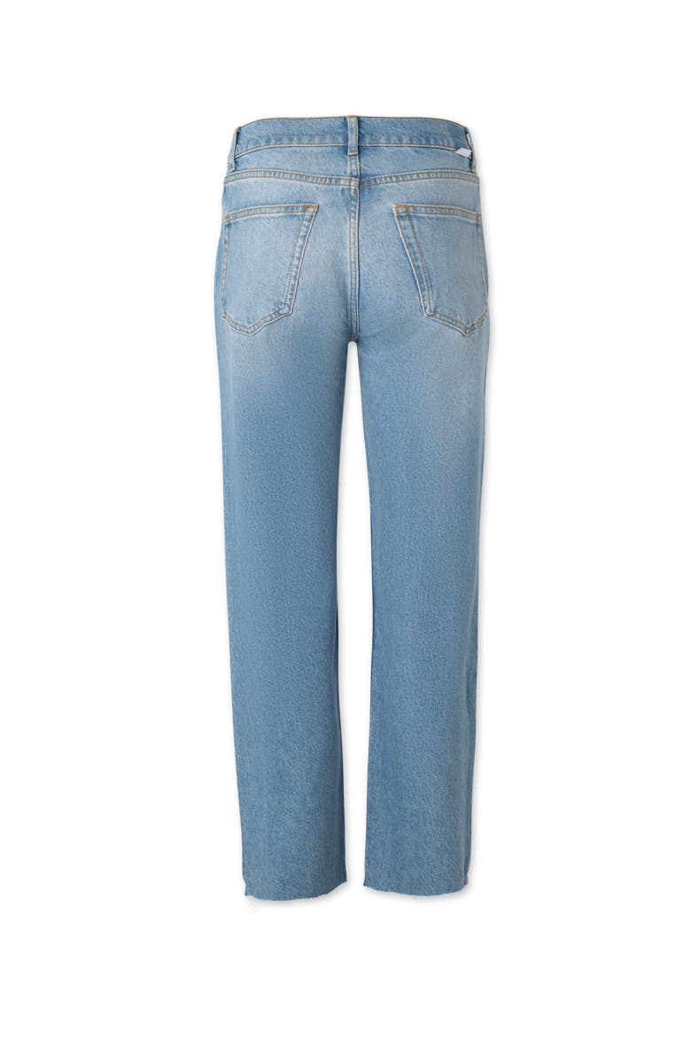 The Tommy Stretch Straight Leg Cropped Raw Hem, Alternate, color, Eternal Sunshine