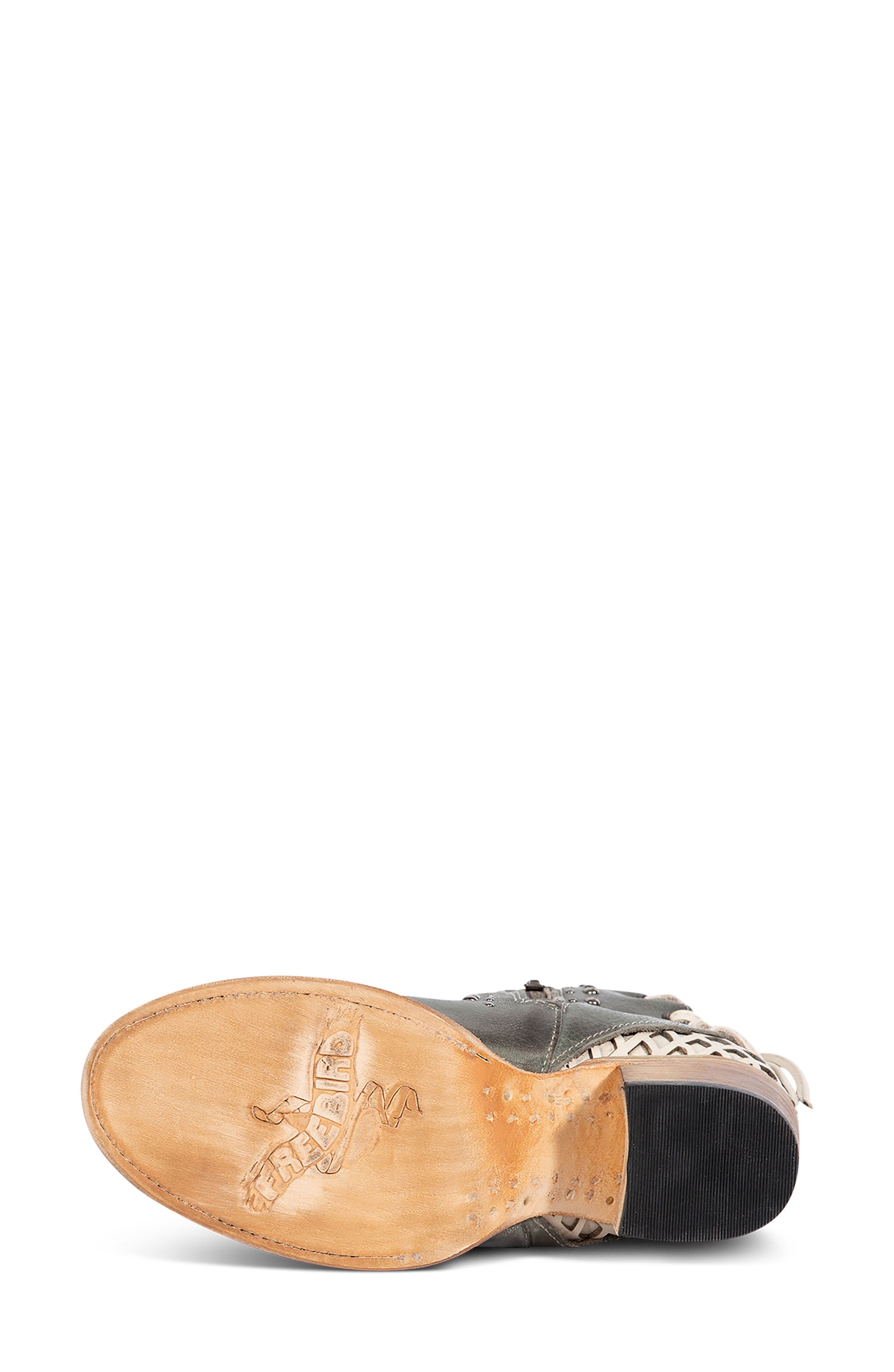 Columbia Leather Bootie, Alternate, color, GREY BLUE