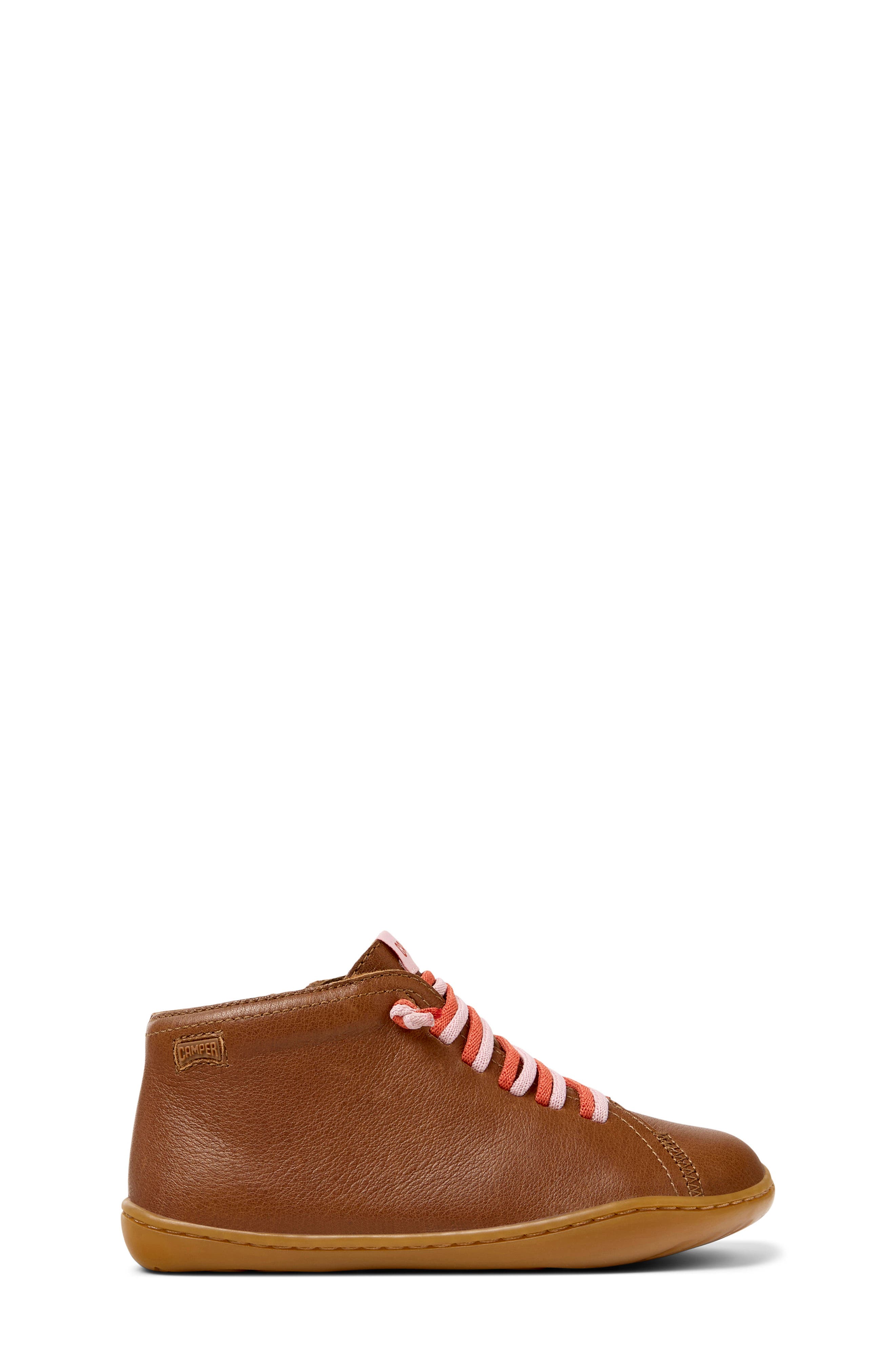 Camper Kids' Peu Cami Sneaker, Alternate, color, Brown