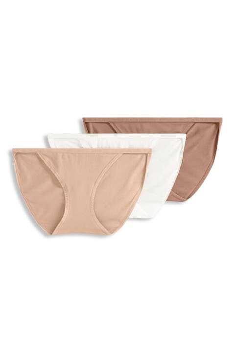 Women's Organic Cotton Stretch String Bikini - 3 Pack