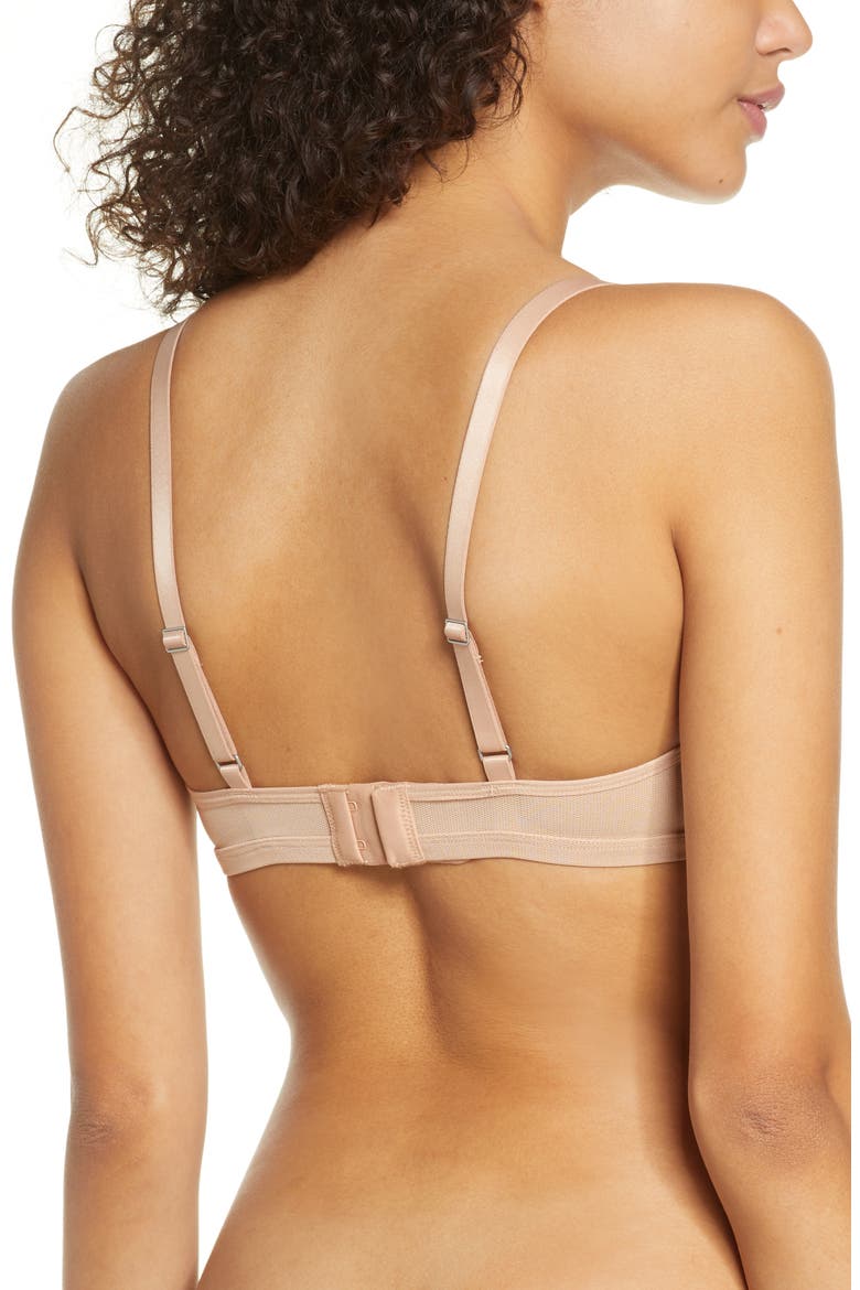 Sieve Non-Wire Bra, Alternate, color, BUFF
