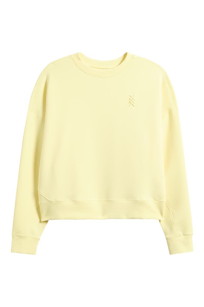DreamGlow Crewneck Sweatshirt, Alternate, color, LEMON LIME