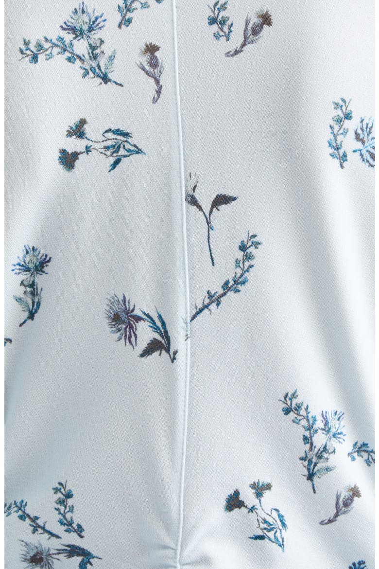 Claudia Floral Ruched Long Sleeve Jersey Shirtdress, Alternate, color, DANUBE SHIBORI FLOWER