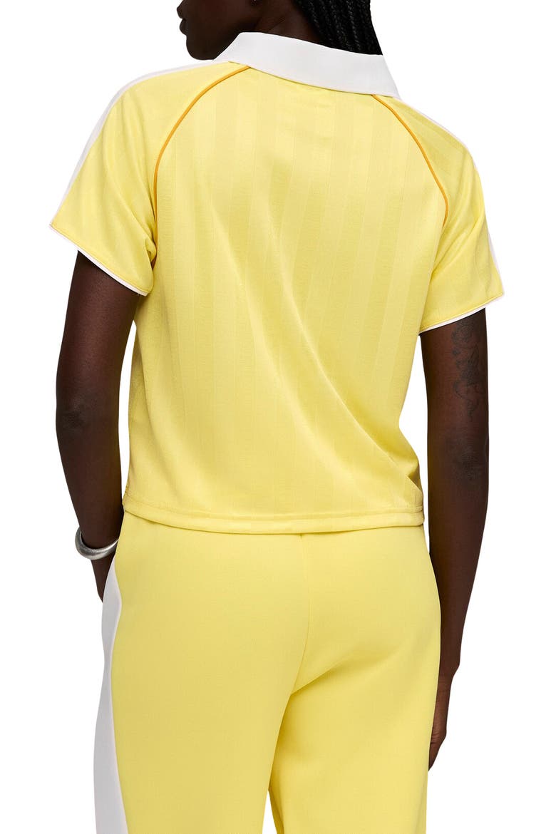 T7 Relaxed Soccer Polo, Alternate, color, LEMON MERINGUE
