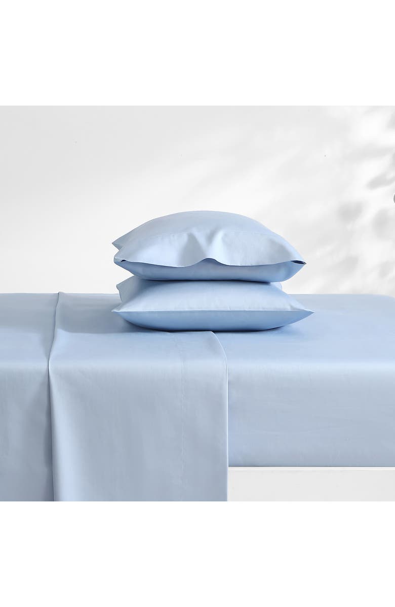 Laura Ashley Solid 800 Thread Count Sheet Set, Alternate, color, Pastel Blue