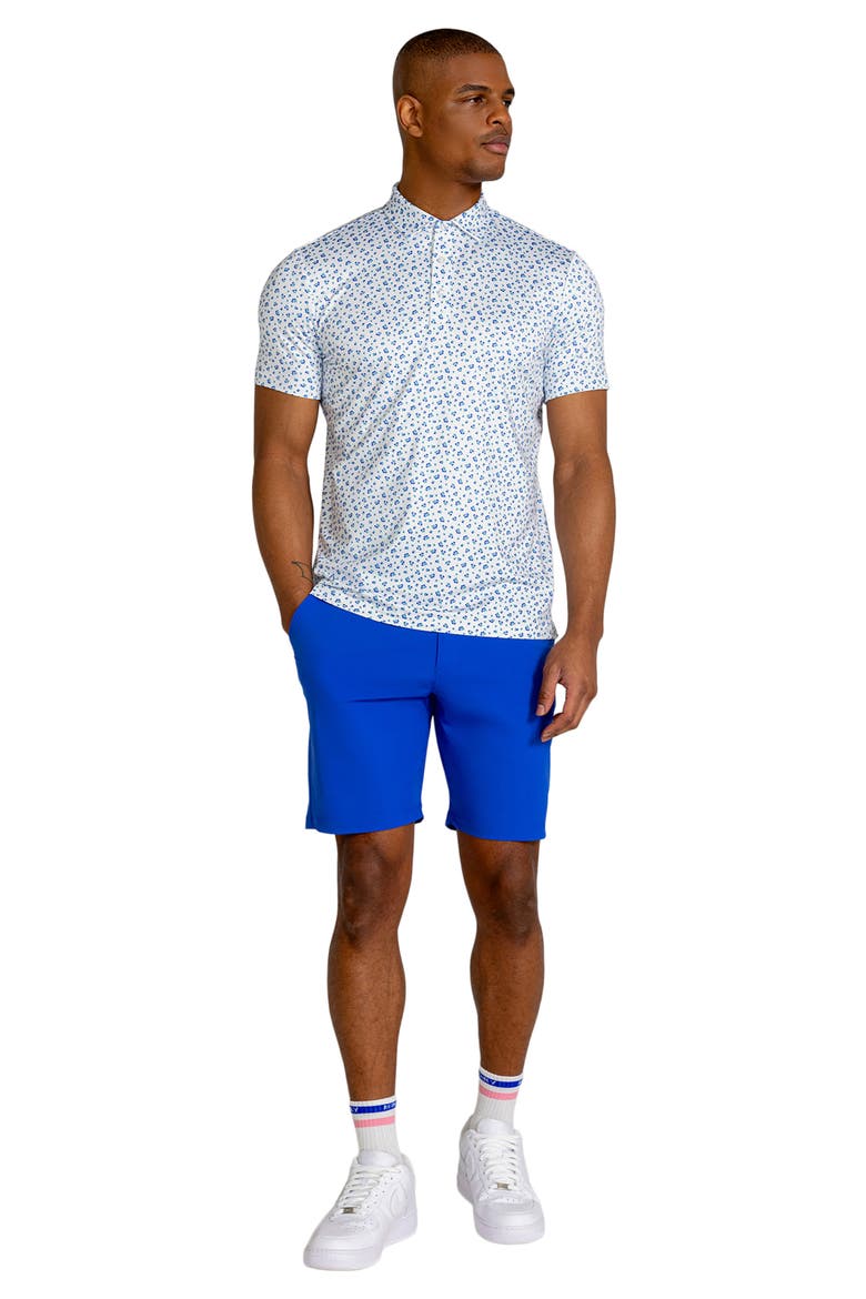 Hyndford Floral Polo, Alternate, color, BRIGHT WHITE