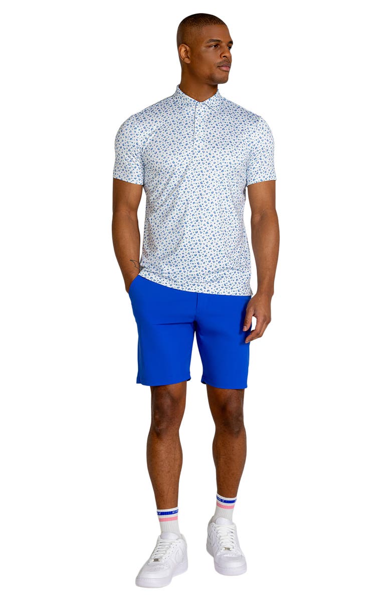 Redvanly Hyndford Floral Polo, Alternate, color, Bright White