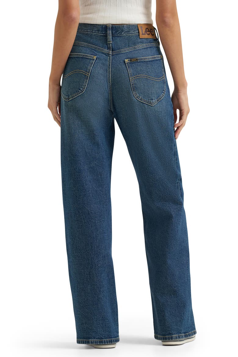 Low Slung Slouch Jeans, Alternate, color, BY THE BOOK