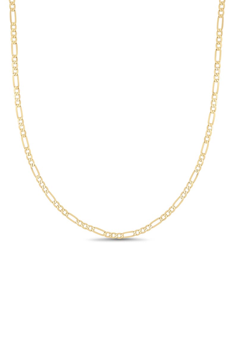 Bony Levy 14K Gold Figaro Chain Necklace, Main, color, 14Ky