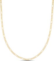 Bony Levy 14K Gold Figaro Chain Necklace