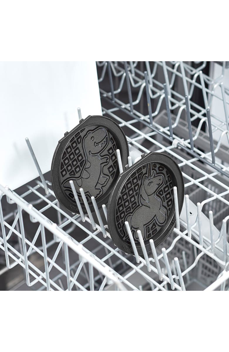 Dash MultiMaker<sup>™</sup> Mini Waffle Maker with Removable Plates, Alternate, color, Aqua