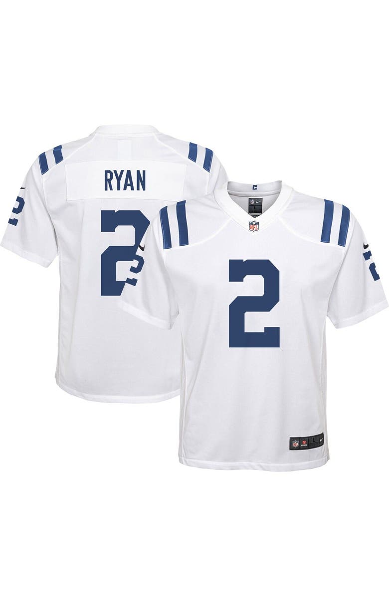 Nike Youth Nike Matt Ryan White Indianapolis Colts Away Game Jersey, Main, color, 