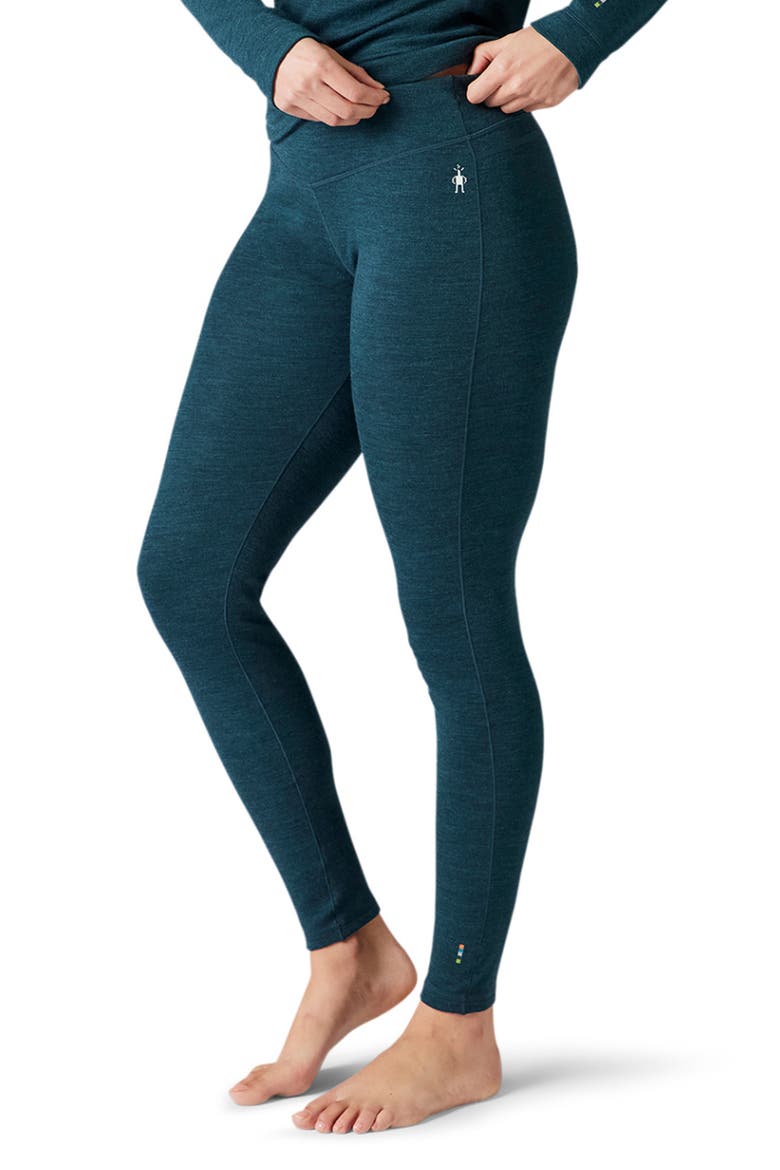 Classic Merino Wool Thermal Leggings, Main, color, TWILIGHT BLUE HEATHER