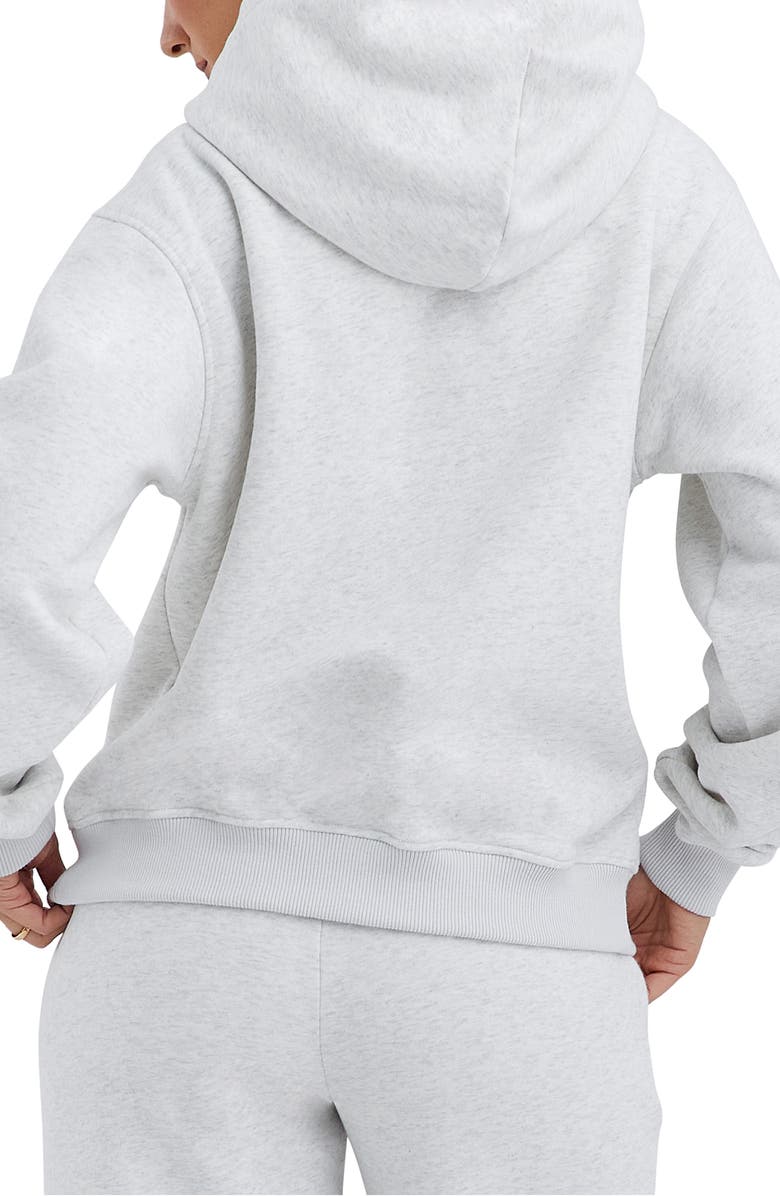 HOUSE OF CB Mirage Cotton Blend Hoodie, Alternate, color, Light Grey Marl