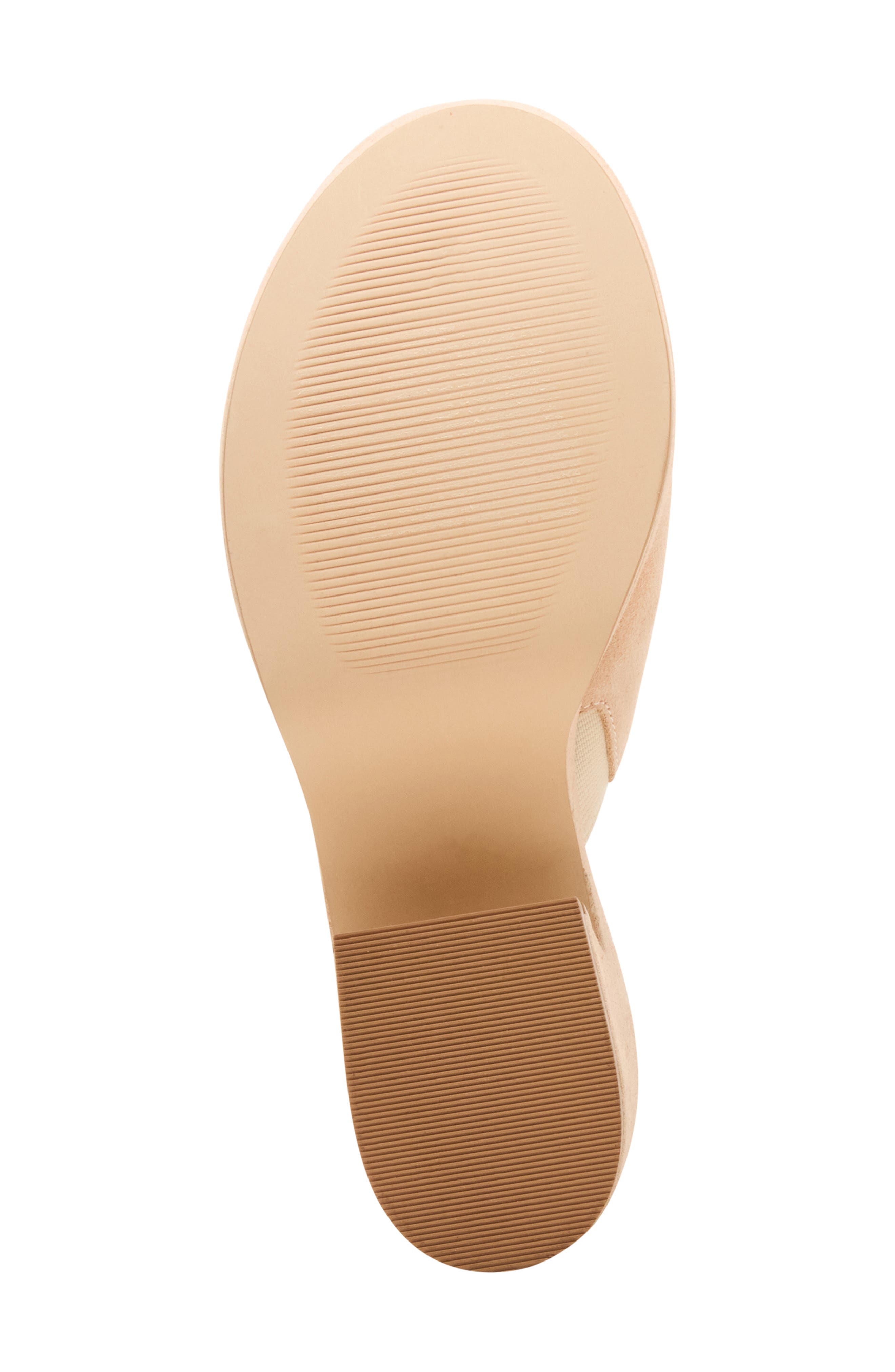 Montage Platform Mule Sandal, Alternate, color, TAN SUEDE