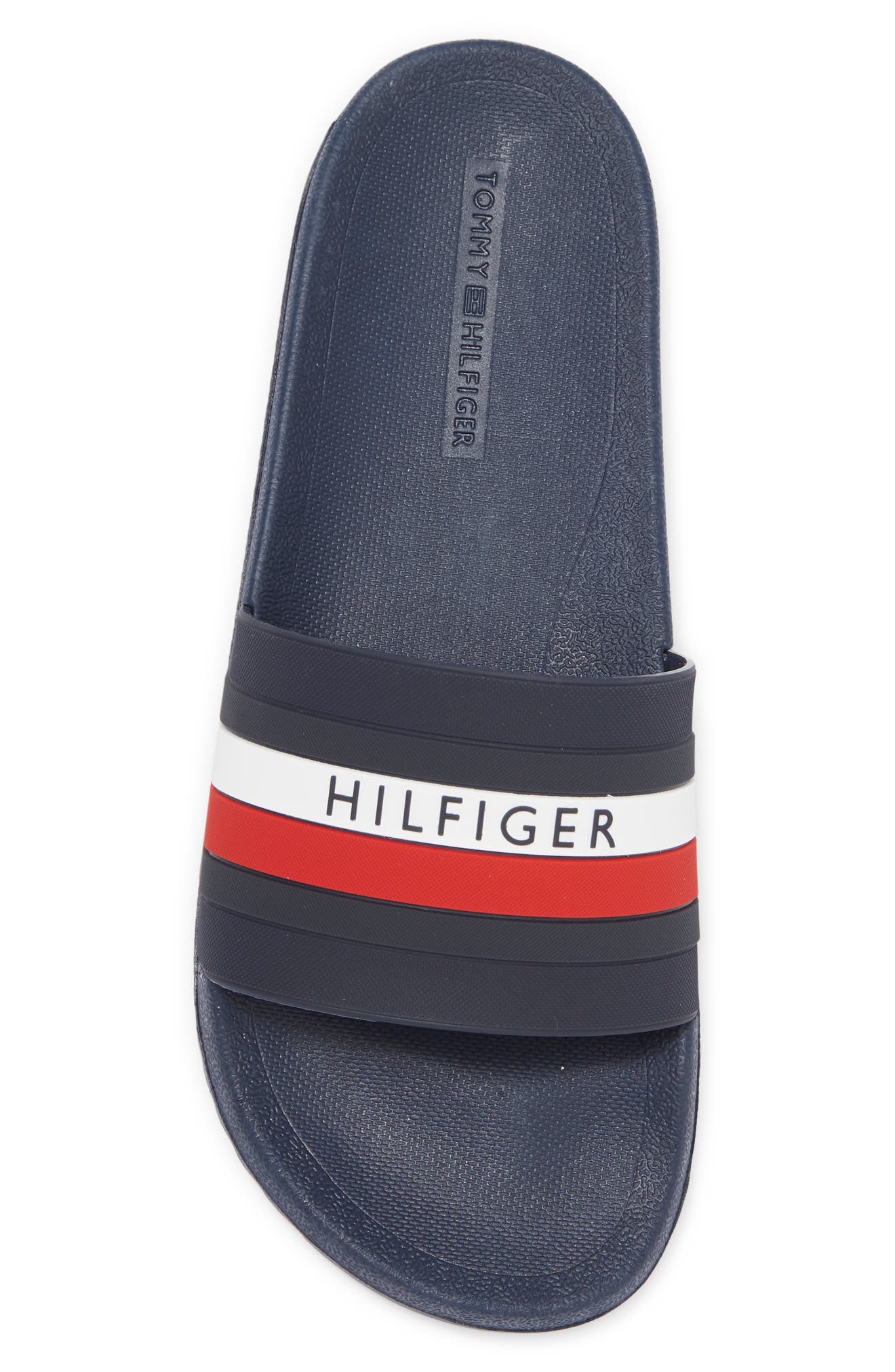 Tommy Hilfiger Riker Slide Sandal, Alternate, color, Dblsy
