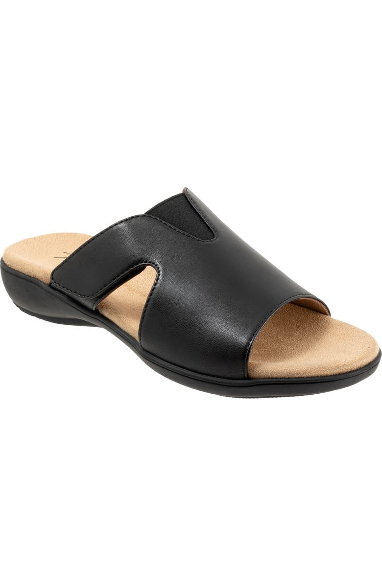 Trotters Roxine 2.0 Slide Sandal - Multiple Widths Available, Main, color, Black