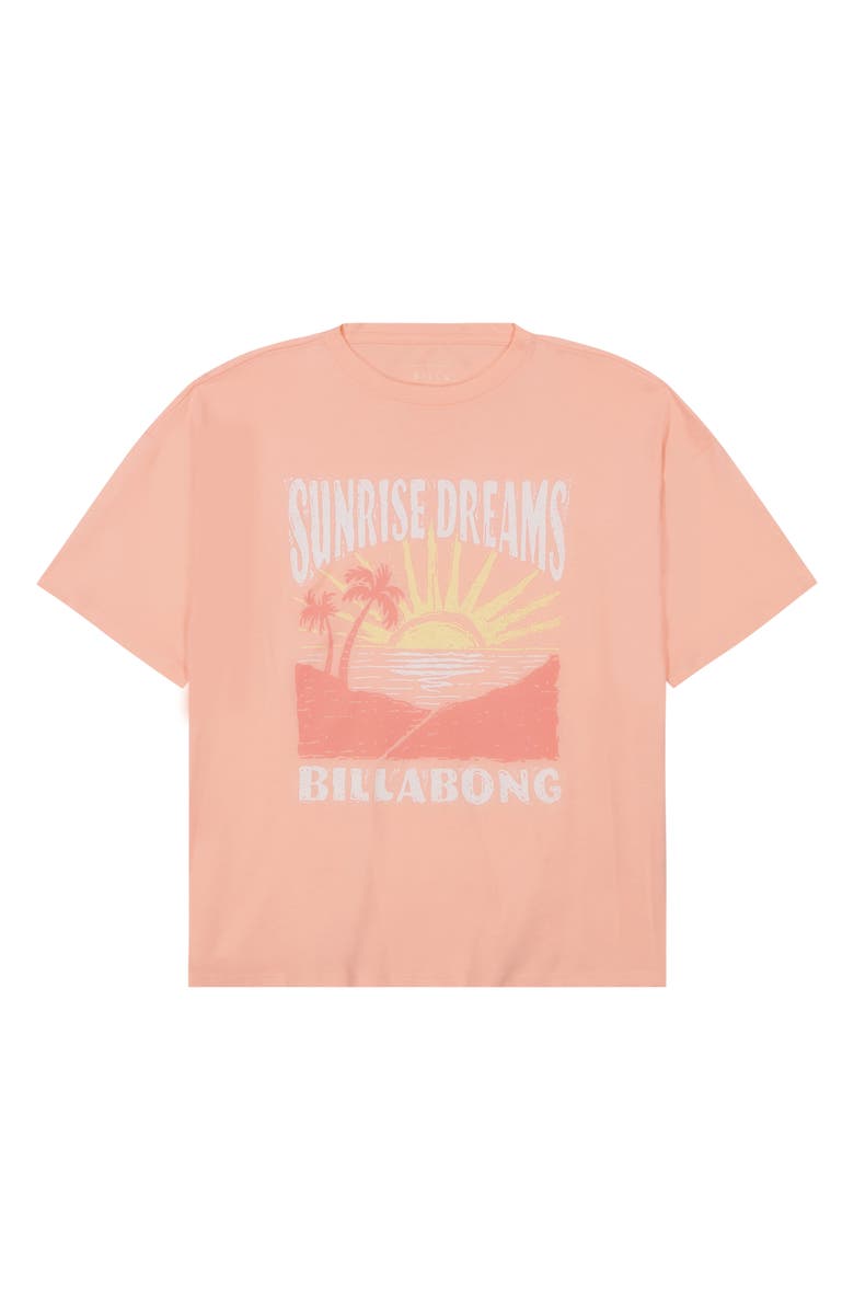 Billabong Kids' Sunshine Dream Cotton Graphic T-Shirt, Main, color, 