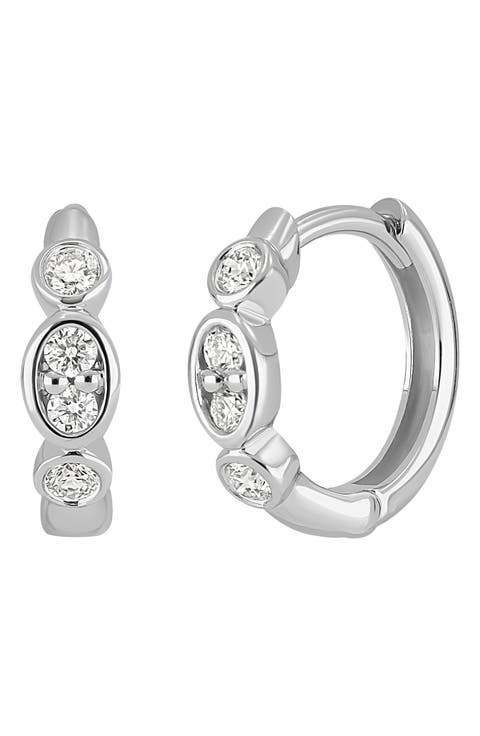 Monaco Diamond Huggie Hoop Earrings (Nordstrom Exclusive)