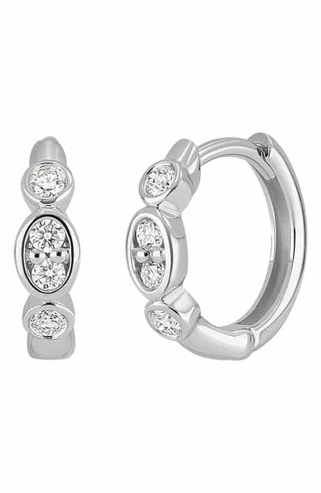 Monaco Diamond Huggie Hoop Earrings (Nordstrom Exclusive)