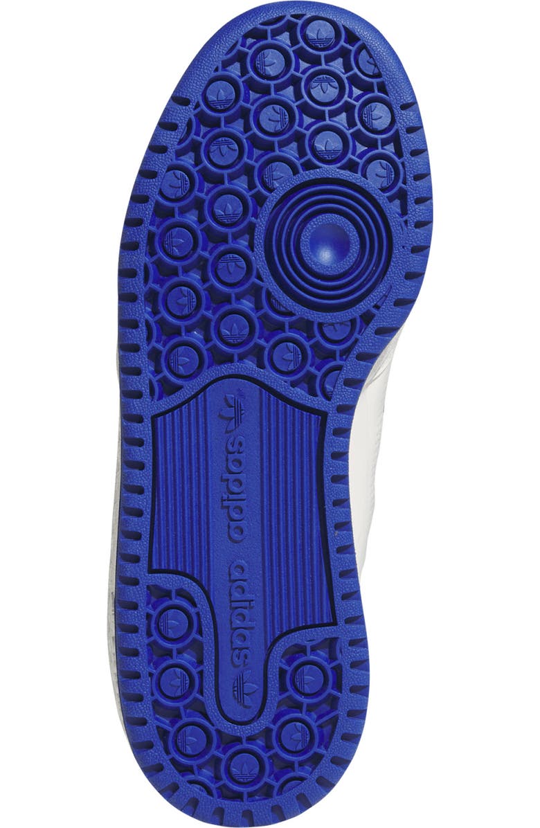 adidas Kids' Forum Low Basketball Sneaker, Alternate, color, White/ Royal Blue/ White