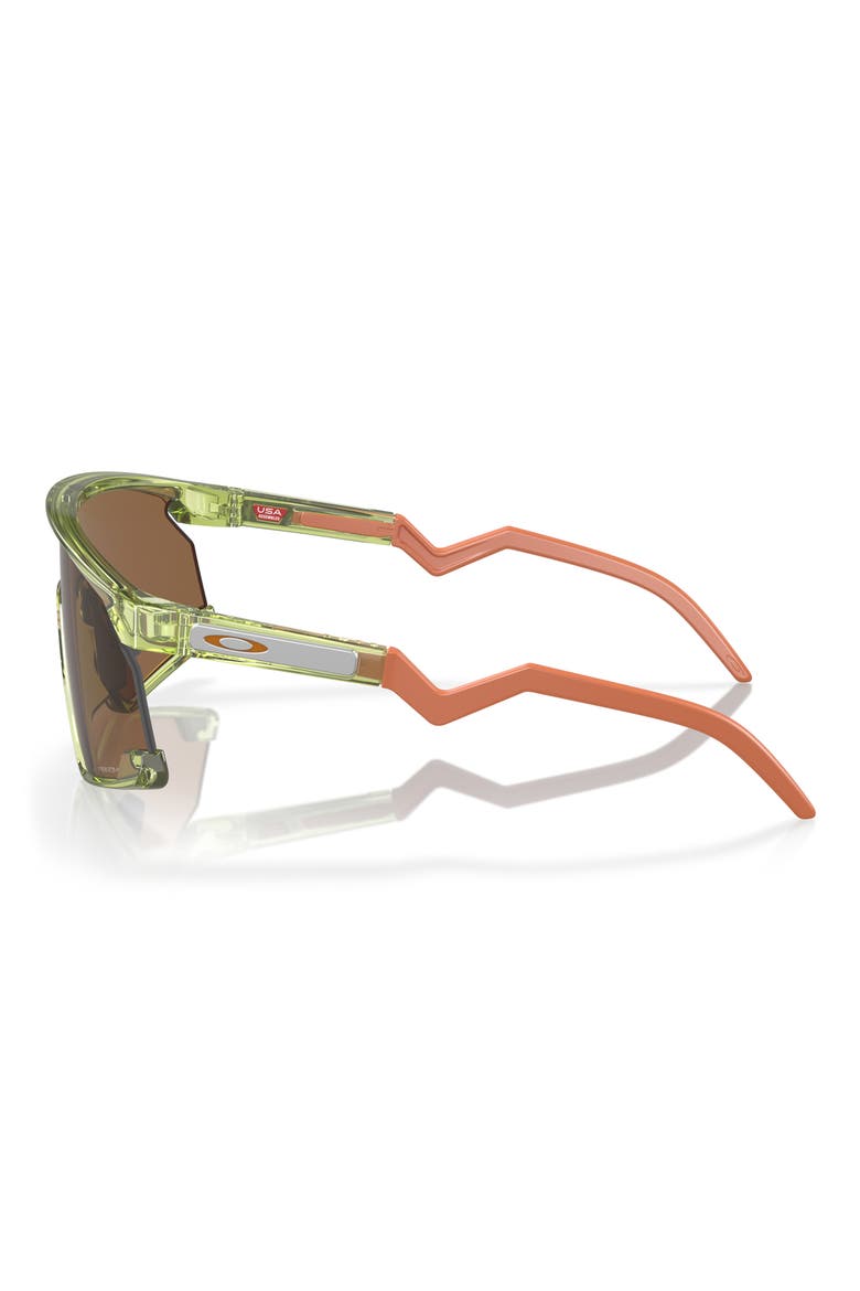 BXTR 39mm Prizm™ Wrap Shield Sunglasses, Alternate, color, FERN/ PRIZM BRONZE