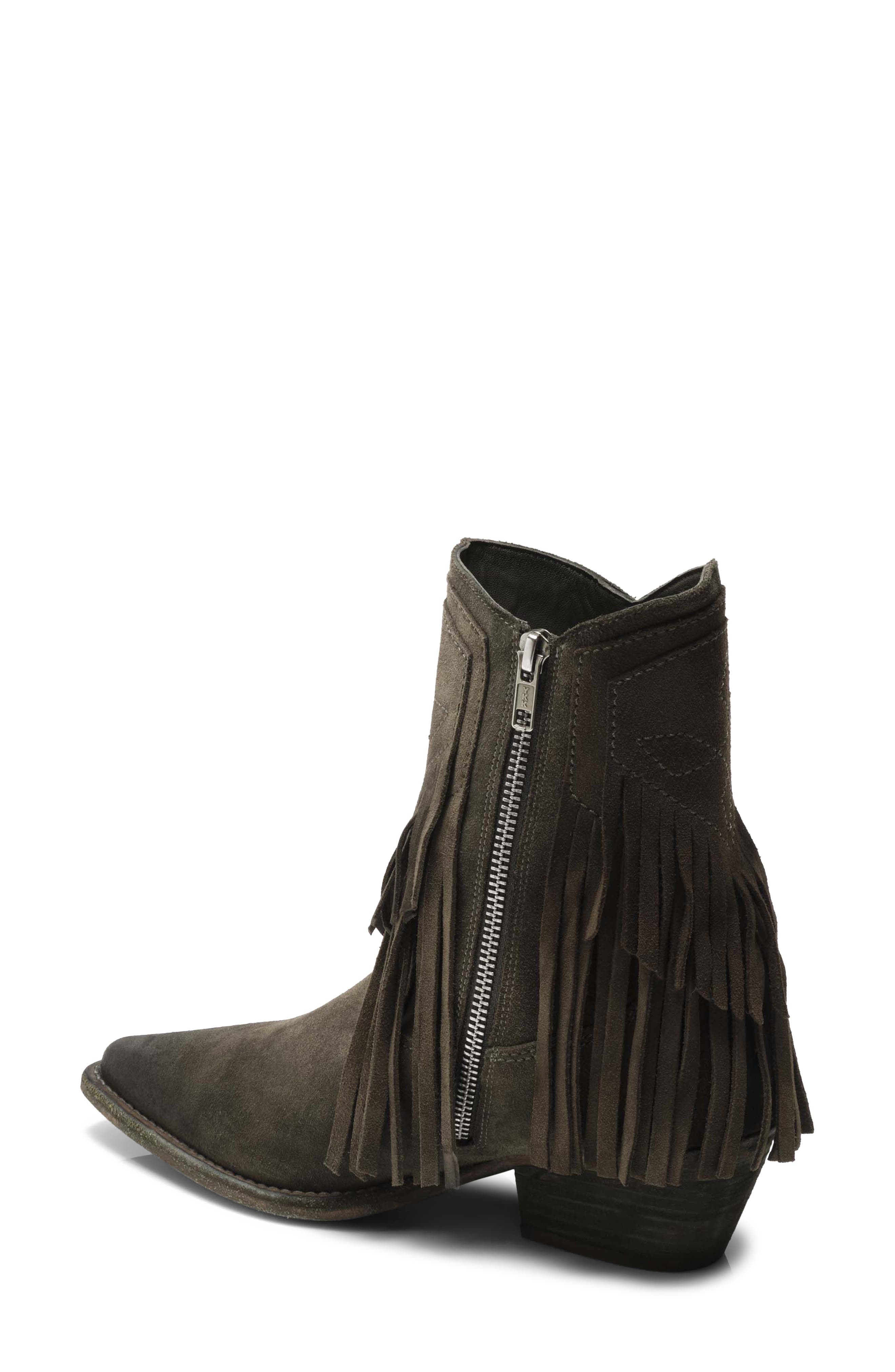 Lawless Fringe Bootie, Alternate, color, TAUPE