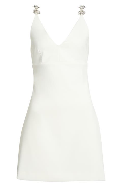 Mattison Rhinestone Strap Minidress